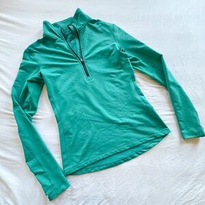Nike Women's Pro Hyperwarm Long Sleeve Shirt Teal Size medium